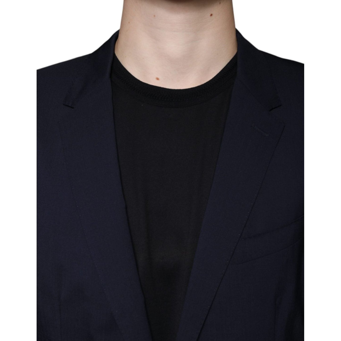 Dolce & Gabbana Dark Blue Formal Tuxedo 2 Piece Suit Dolce & Gabbana