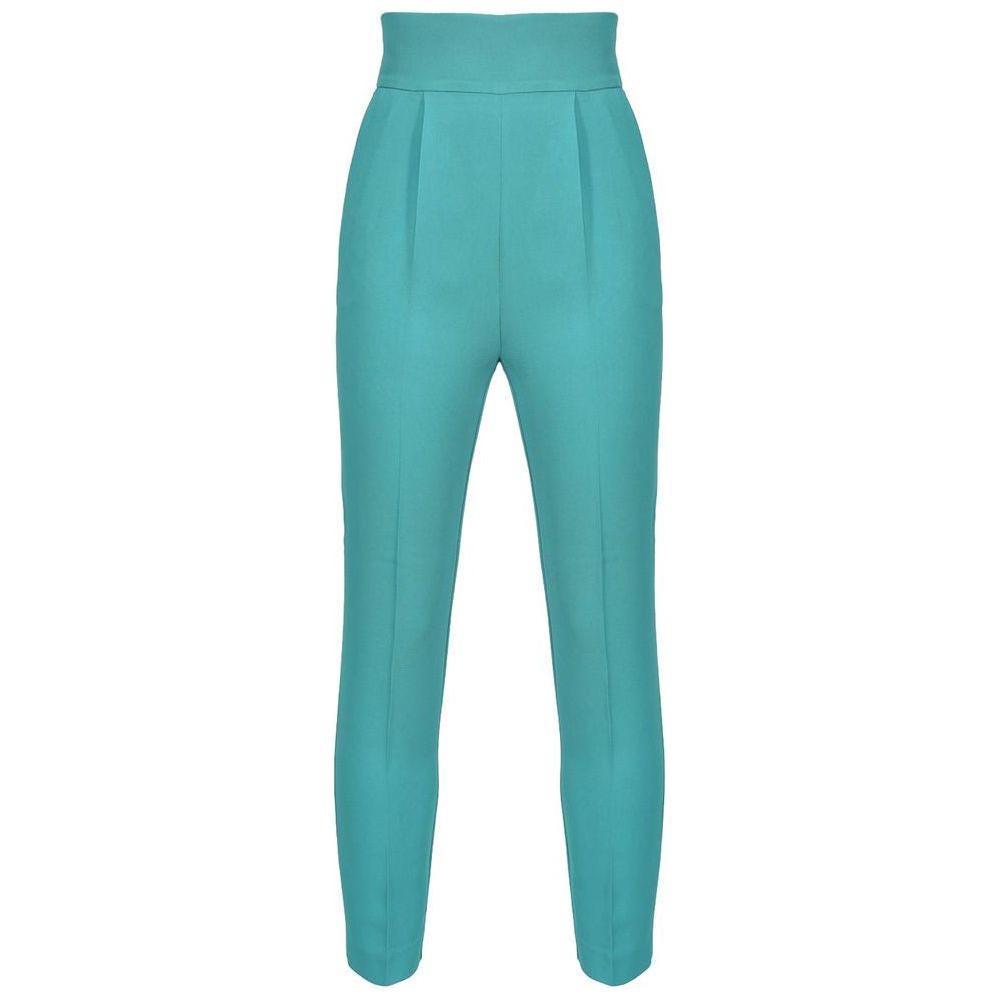 PINKO Green Polyester Jeans & Pant PINKO