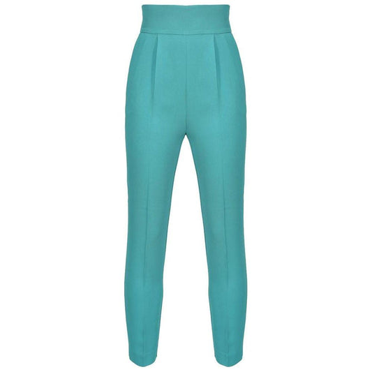 PINKO Green Polyester Jeans & Pant PINKO