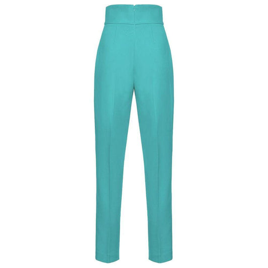 PINKO Green Polyester Jeans & Pant PINKO