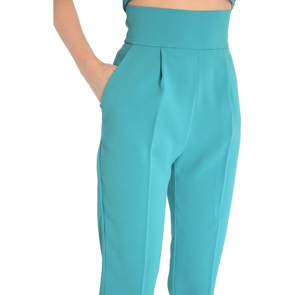 PINKO Green Polyester Jeans & Pant PINKO