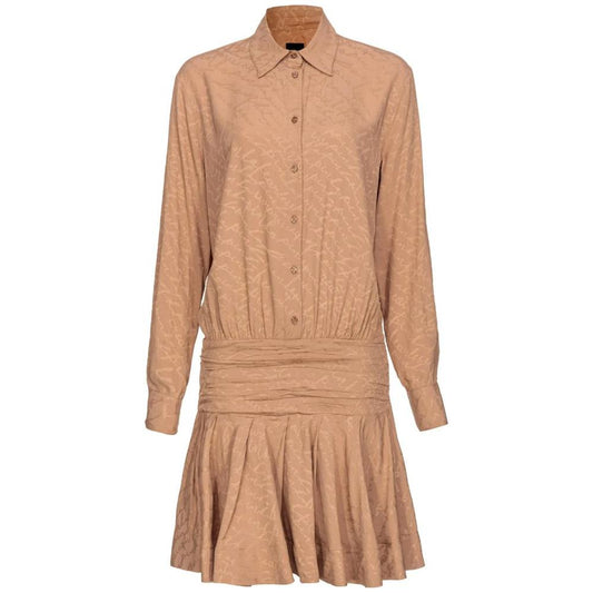 PINKO Beige Acetate Dress PINKO