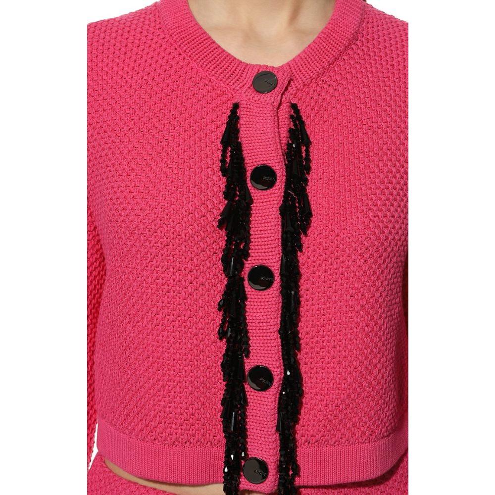 PINKO Fuchsia Cotton Sweater PINKO