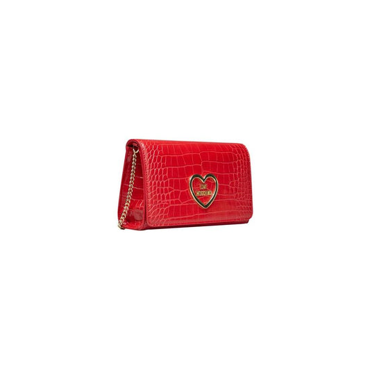 Love Moschino Red Polyethylene Women Crossbody Bag Love Moschino