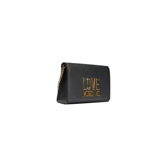 Love Moschino Black Polyethylene Women Crossbody Bag Love Moschino