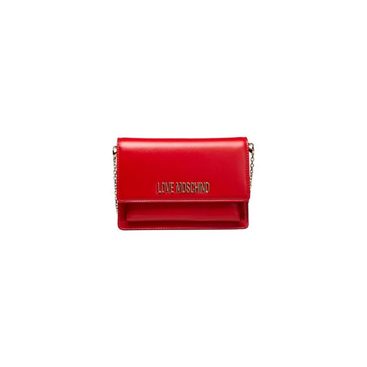 Love Moschino Red Polyethylene Women Crossbody Bag Love Moschino