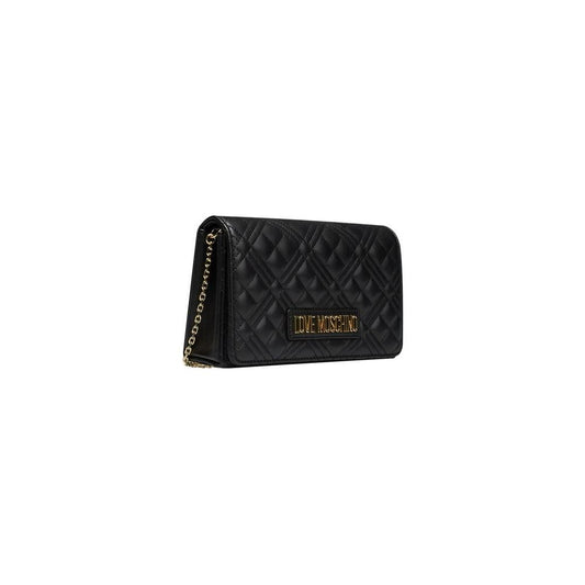 Love Moschino Black Polyethylene Women Crossbody Bag Love Moschino