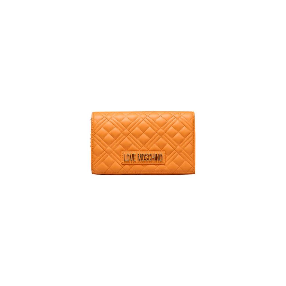 Love Moschino Orange Polyethylene Women Crossbody Bag Love Moschino