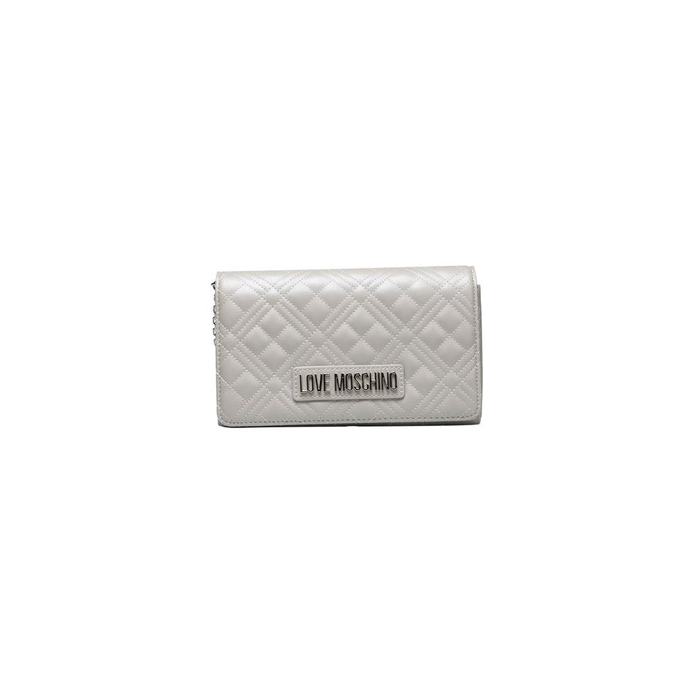 Love Moschino Silver Polyethylene Women Crossbody Bag Love Moschino