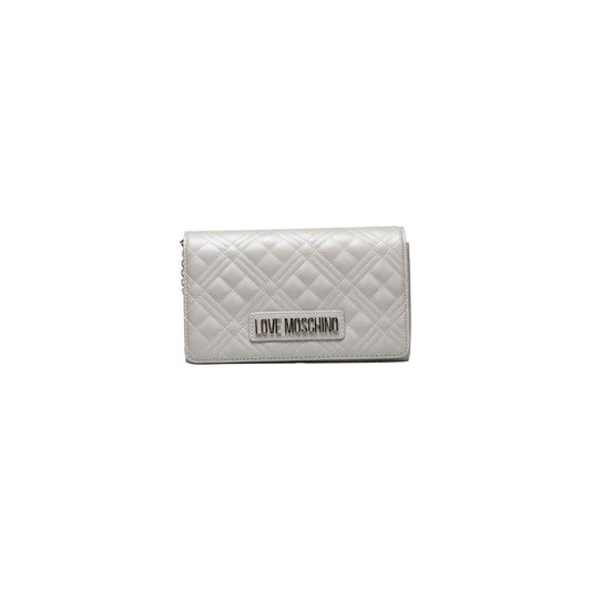 Love Moschino Silver Polyethylene Women Crossbody Bag Love Moschino