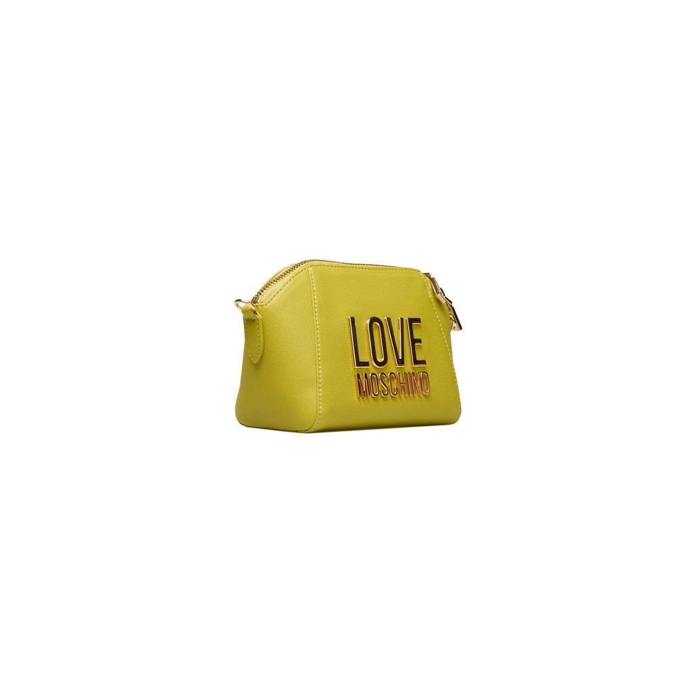 Love Moschino Yellow Polyethylene Women Crossbody Bag Love Moschino