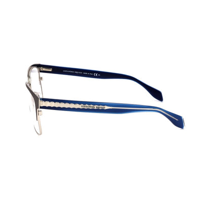 Alexander McQueen Bicolor Metal Glasses (Frames) Alexander McQueen