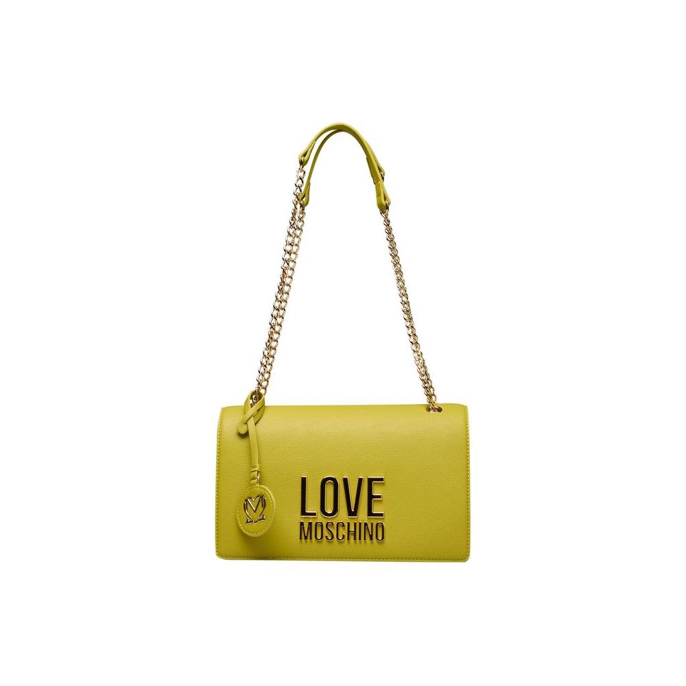 Love Moschino Yellow Polyethylene Women Crossbody Bag Love Moschino