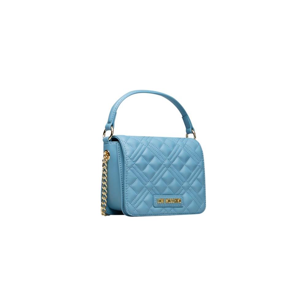 Love Moschino Light Blue Polyethylene Women Handbag Love Moschino