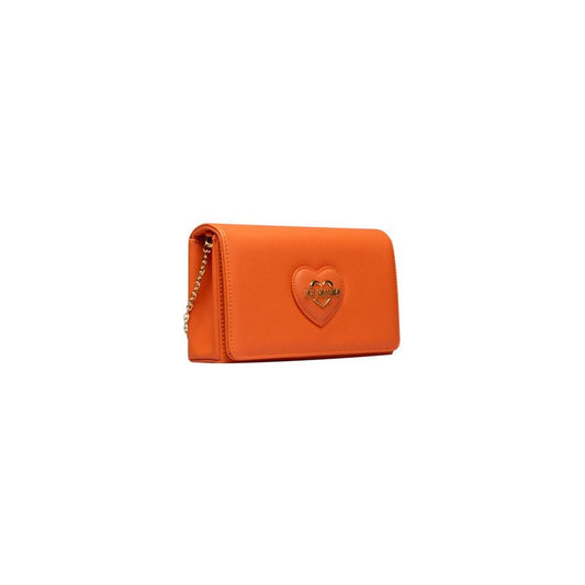 Love Moschino Orange Polyethylene Women Crossbody Bag Love Moschino