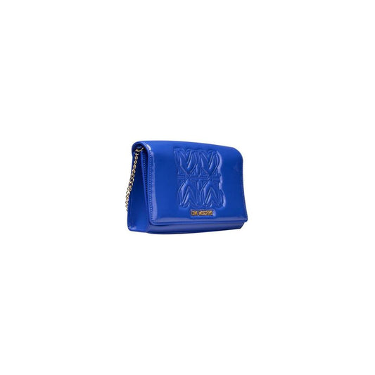 Love Moschino Blue Polyethylene Women Crossbody Love Moschino