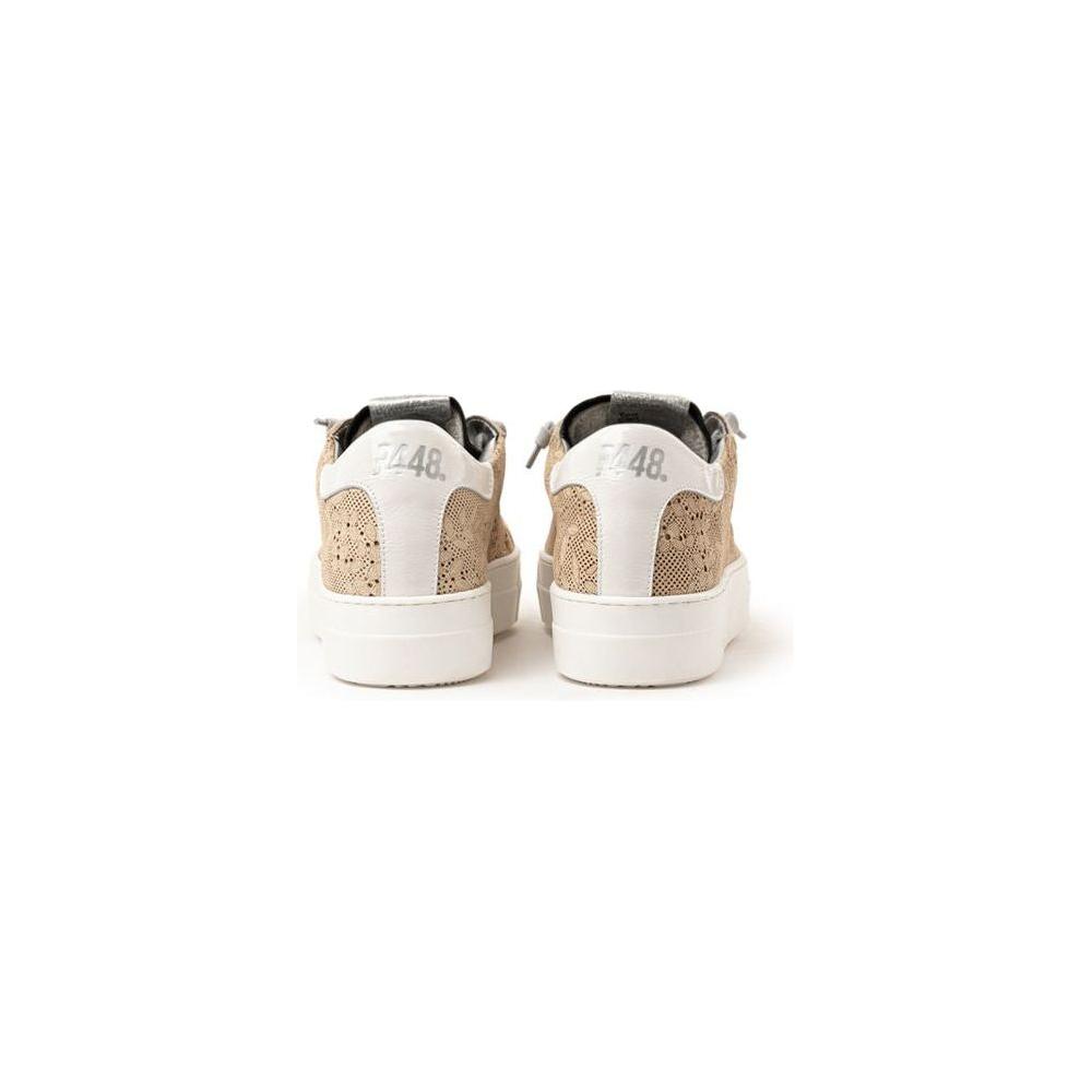 P448 Beige Leather Sneaker P448