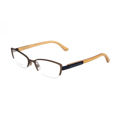 Alexander McQueen Bicolor Metal Glasses (Frames) Alexander McQueen