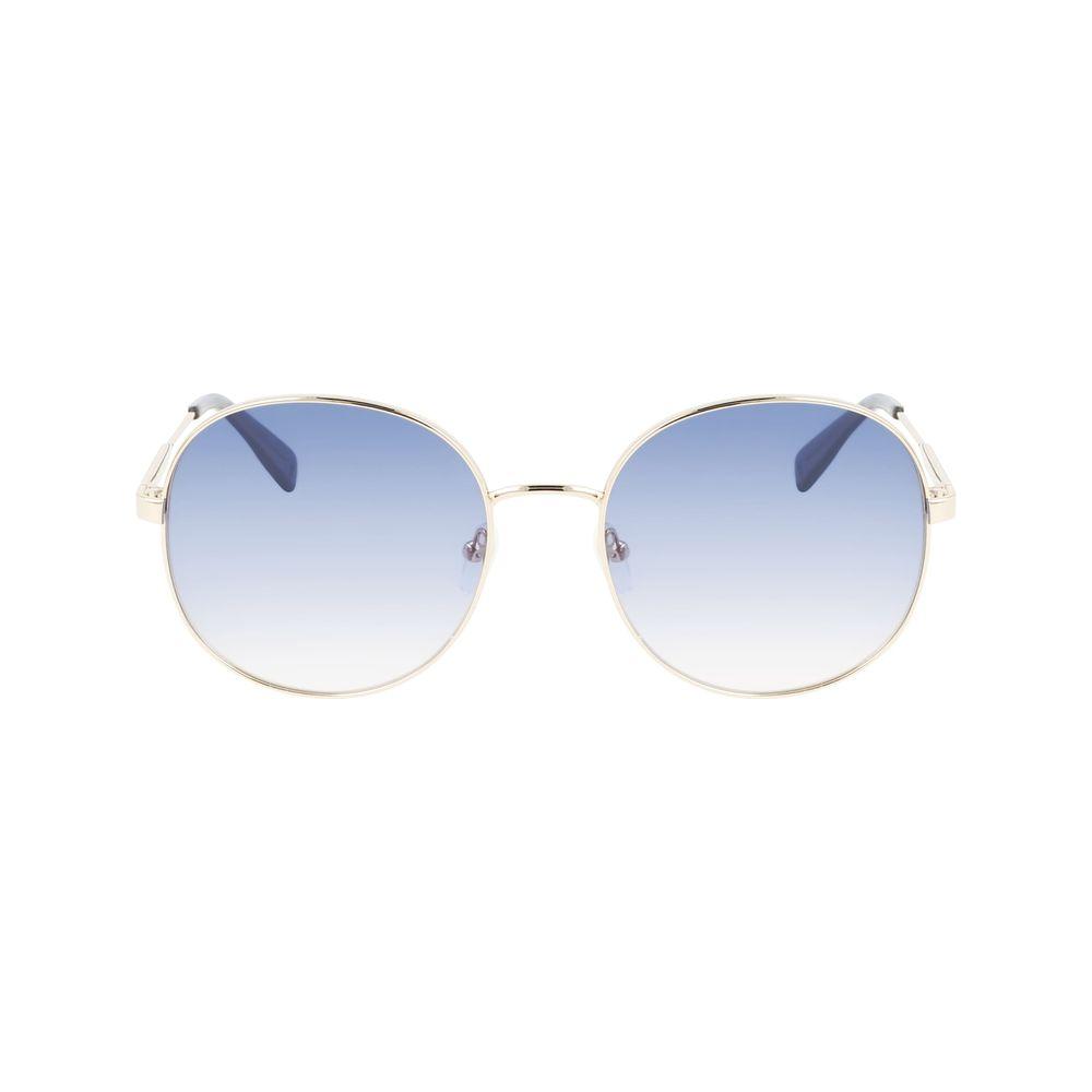 Longchamp Gold Metal Sunglasses Longchamp