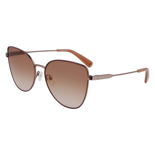 Longchamp Gold Metal Sunglasses Longchamp