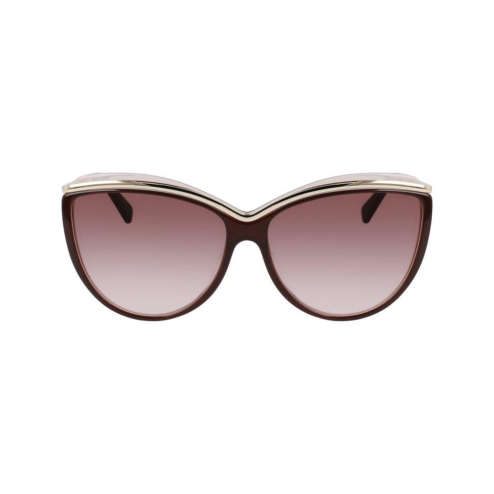 Longchamp Brown Acetate Sunglasses Longchamp