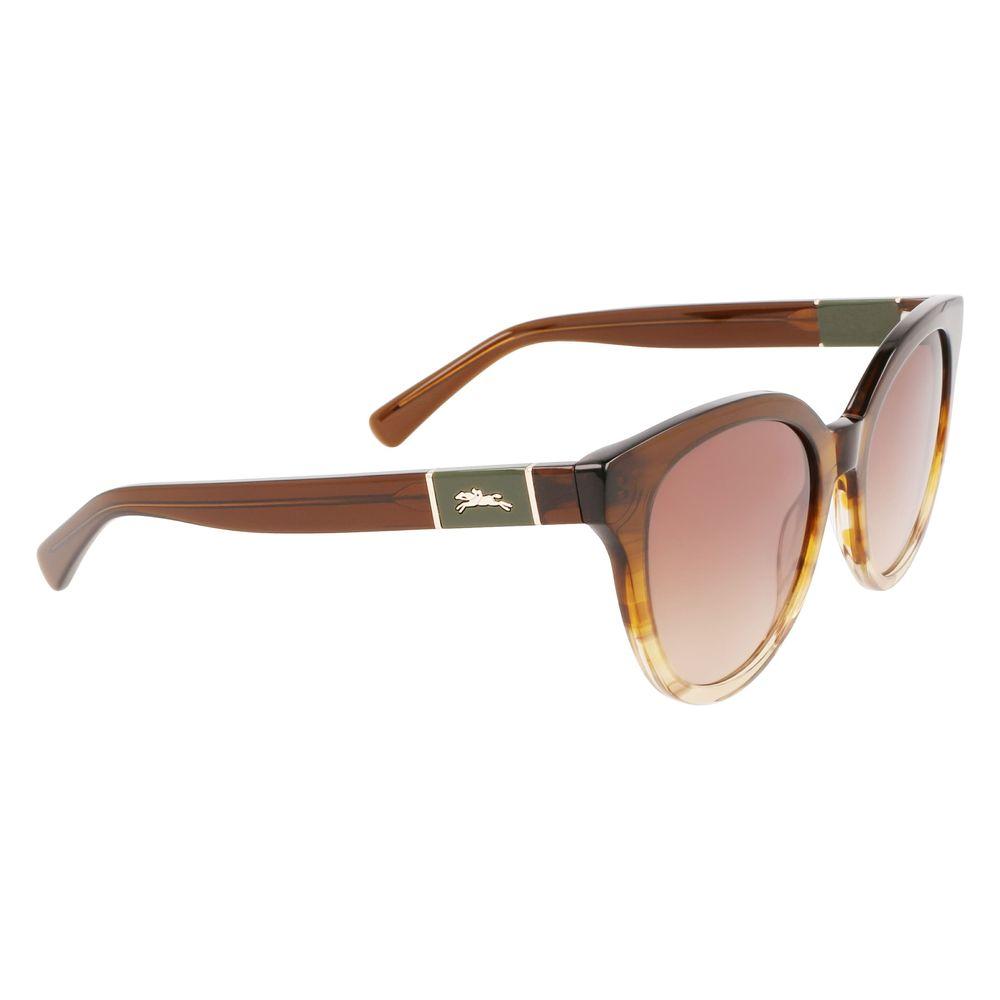 Longchamp Brown Acetate Sunglasses Longchamp