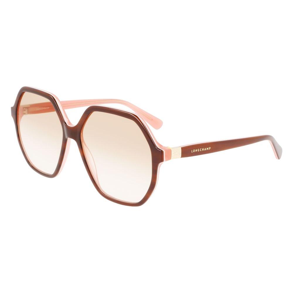 Longchamp Brown Acetate Sunglasses Longchamp