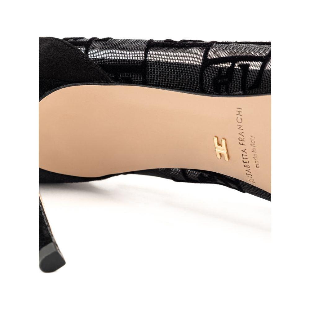 Elisabetta Franchi Black Nylon Pump Elisabetta Franchi