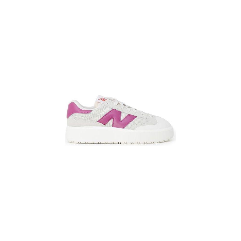 New Balance Pink Leather Sneaker New Balance