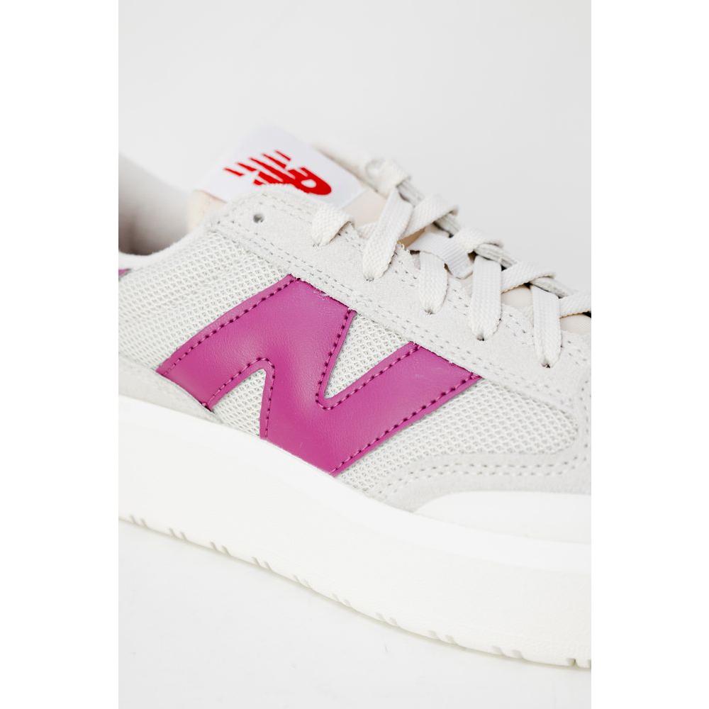 New Balance Pink Leather Sneaker New Balance