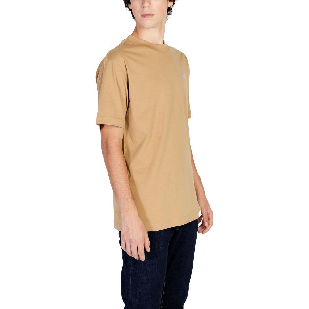 New Balance Beige Cotton T-Shirt New Balance