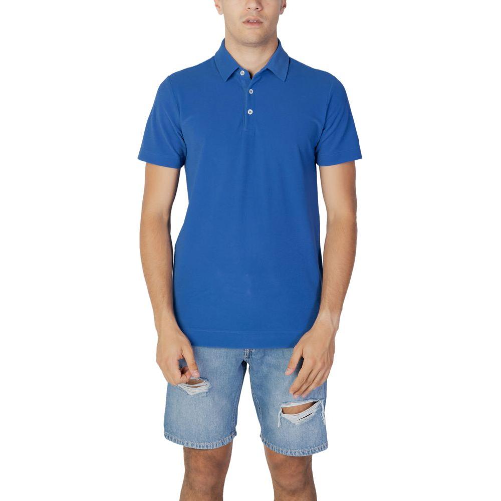 Suns Blue Polyester Polo Shirt Suns