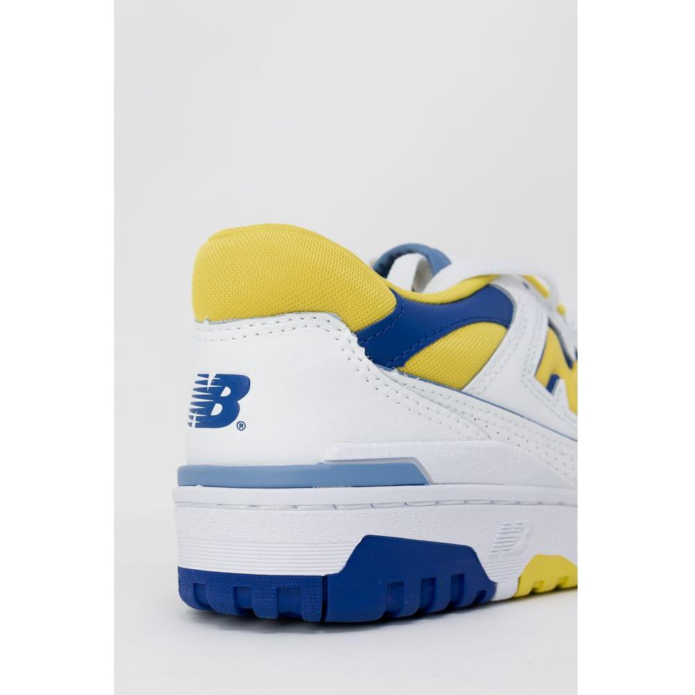 New Balance Yellow Synthetic Leather Sneaker New Balance