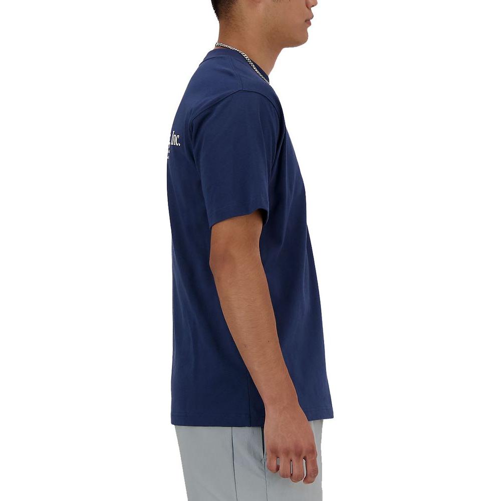 New Balance Blue Cotton T-Shirt New Balance