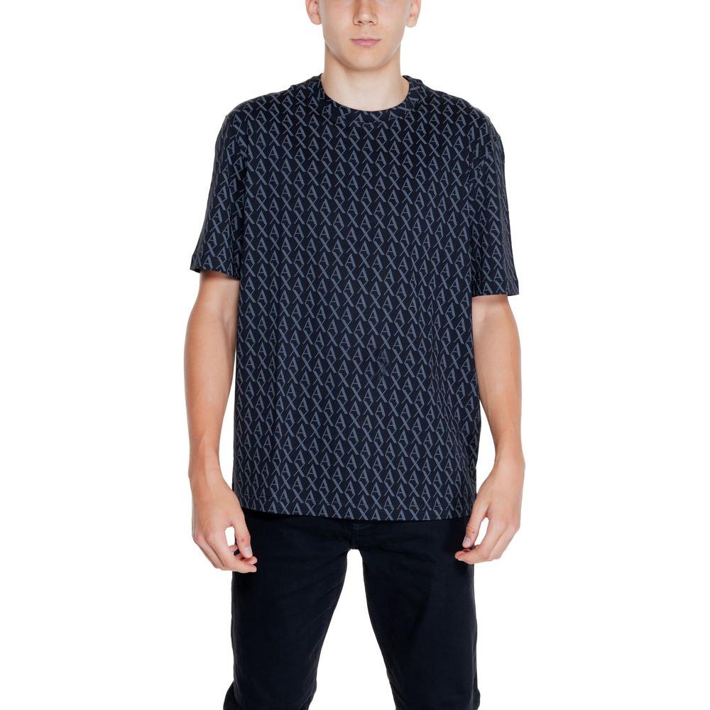 Armani Exchange Black Cotton T-Shirt Armani Exchange