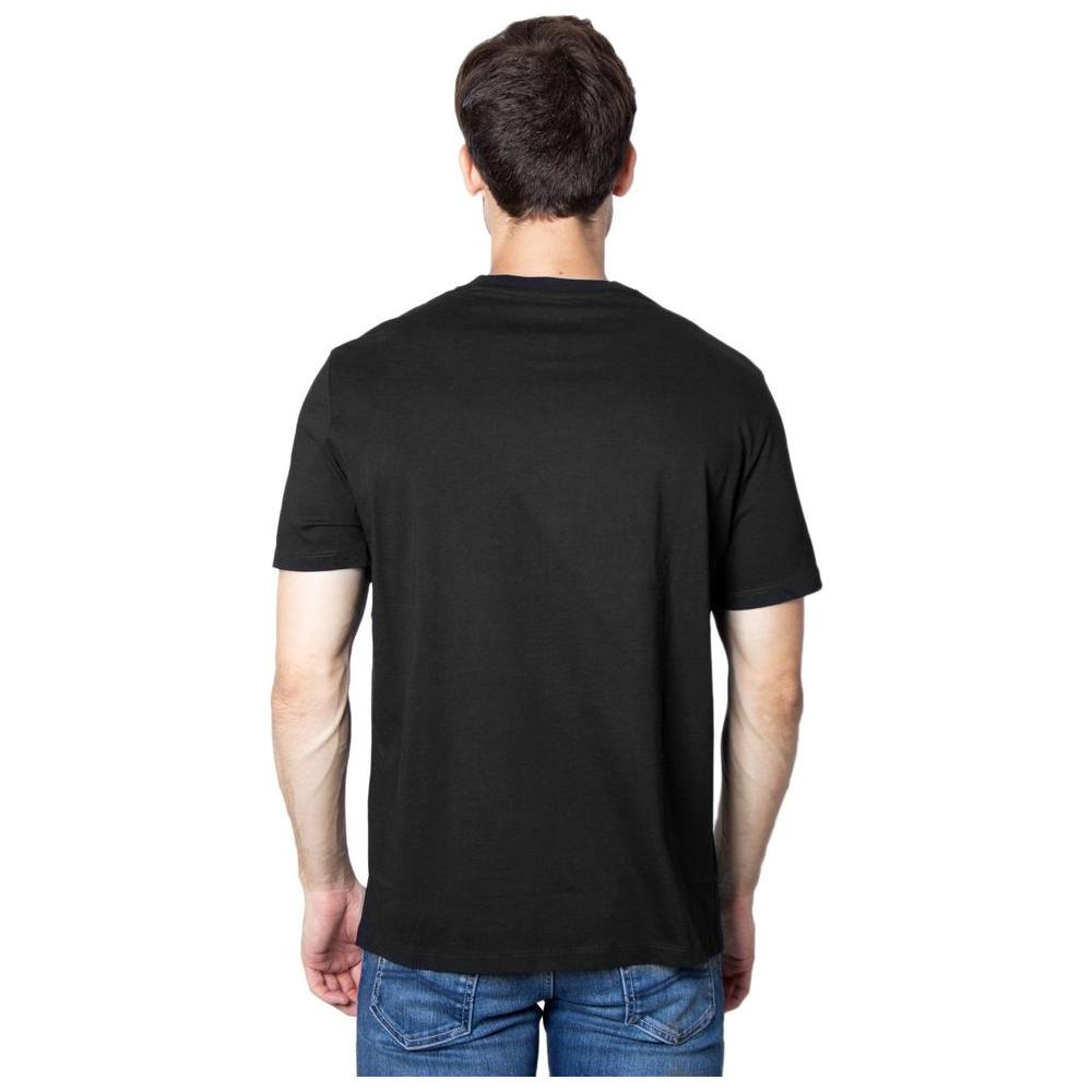 Armani Exchange Black Cotton T-Shirt Armani Exchange