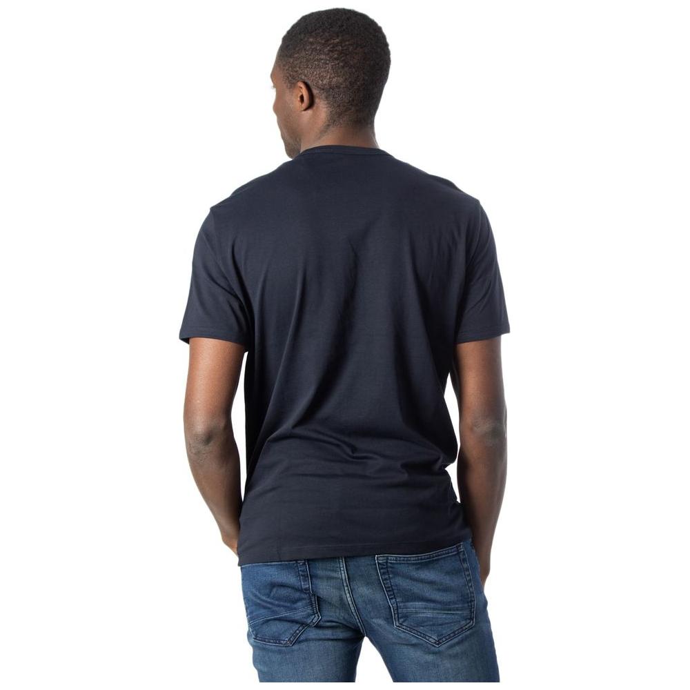 Armani Exchange Blue Cotton T-Shirt Armani Exchange