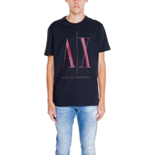 Armani Exchange Bordeaux Cotton T-Shirt Armani Exchange