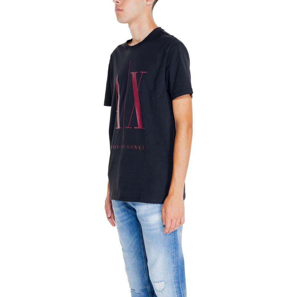 Armani Exchange Bordeaux Cotton T-Shirt Armani Exchange