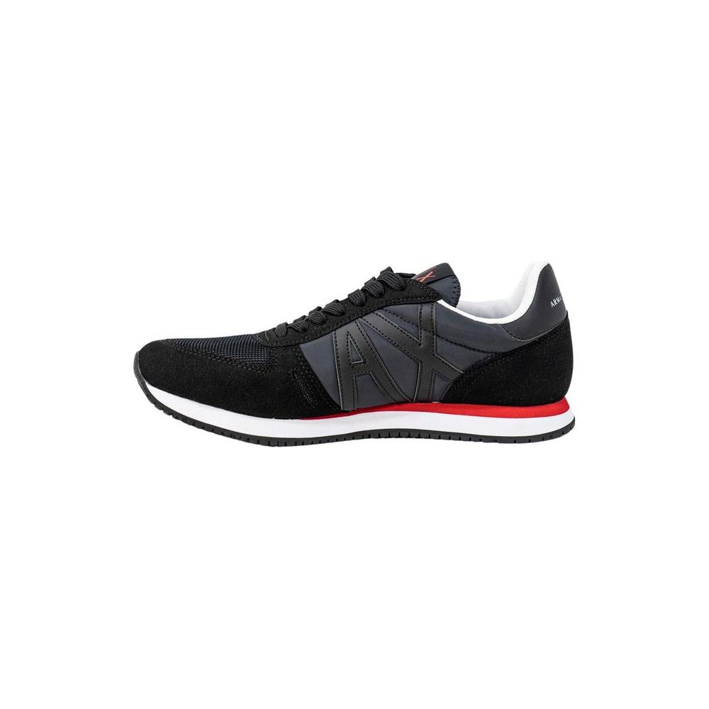 Armani Exchange Black Polyester Sneaker Armani Exchange