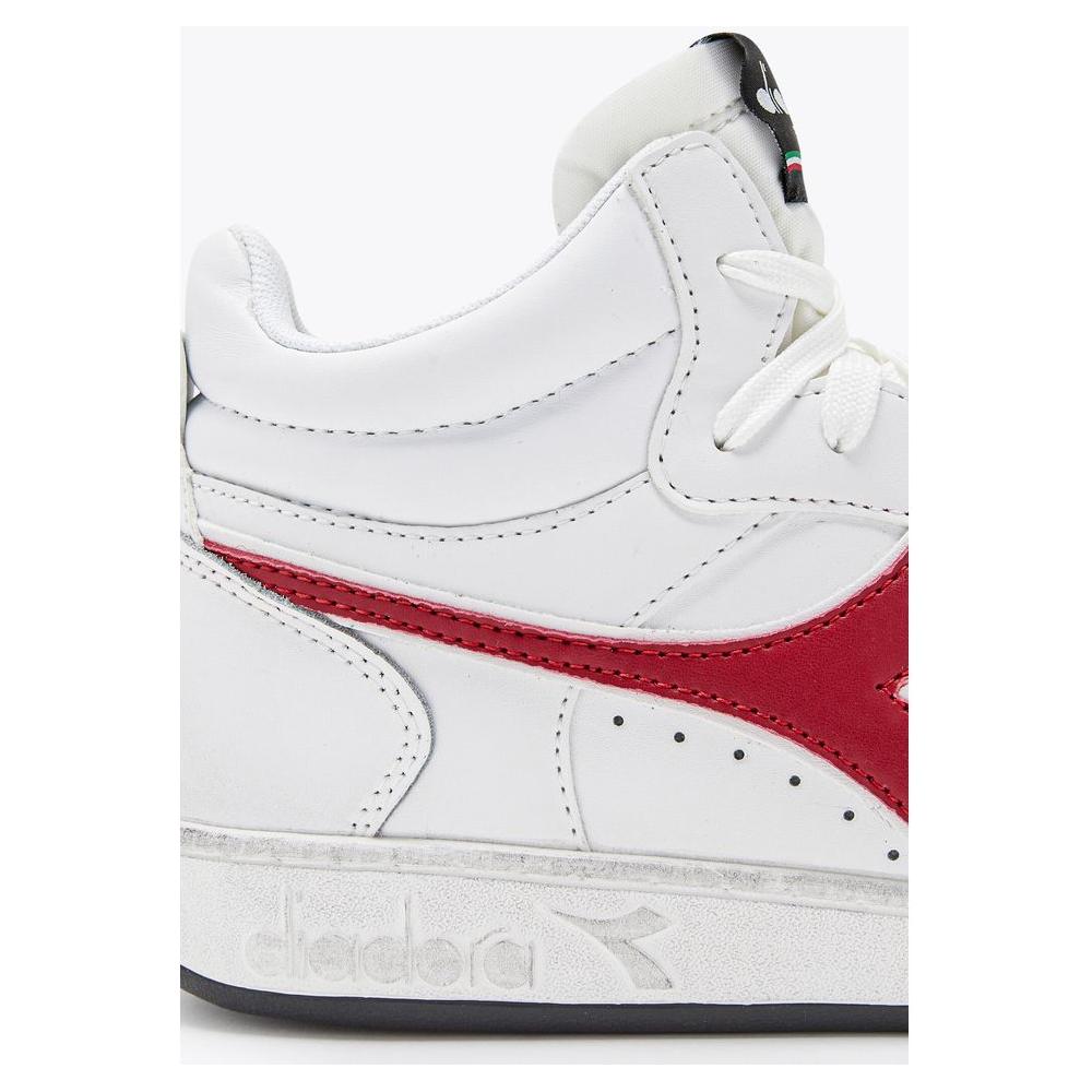 Diadora Red Leather Sneaker Diadora