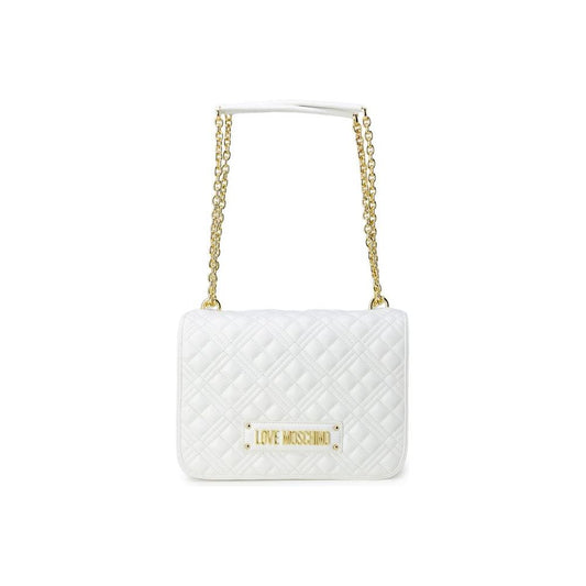 Love Moschino White Polyethylene Handbag Love Moschino