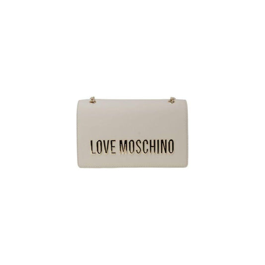 Love Moschino Beige Polyethylene Handbag Love Moschino