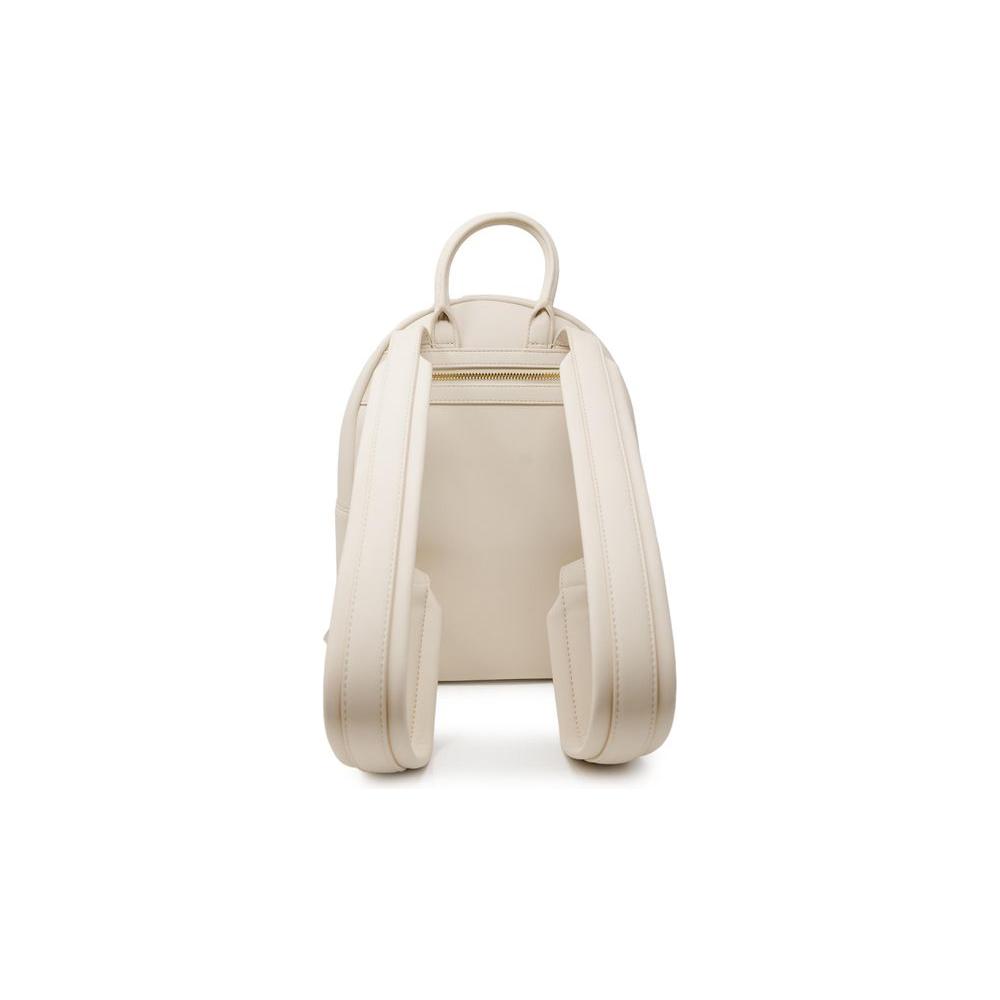 Love Moschino Beige Polyethylene Backpack Love Moschino