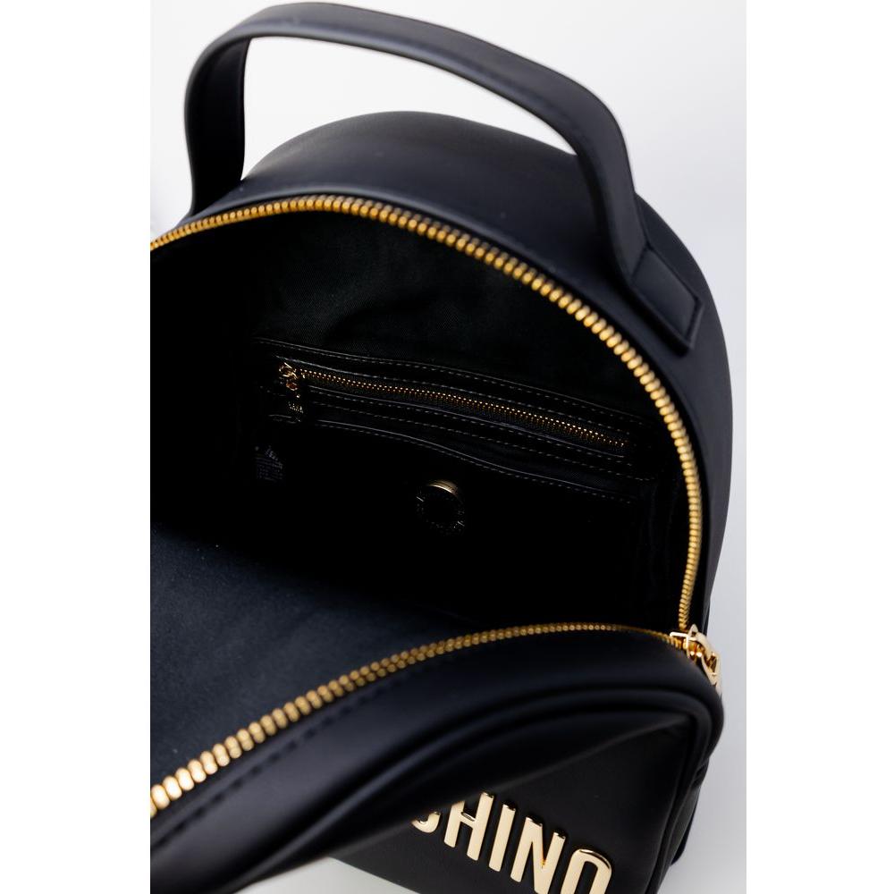 Love Moschino Black Polyethylene Backpack Love Moschino