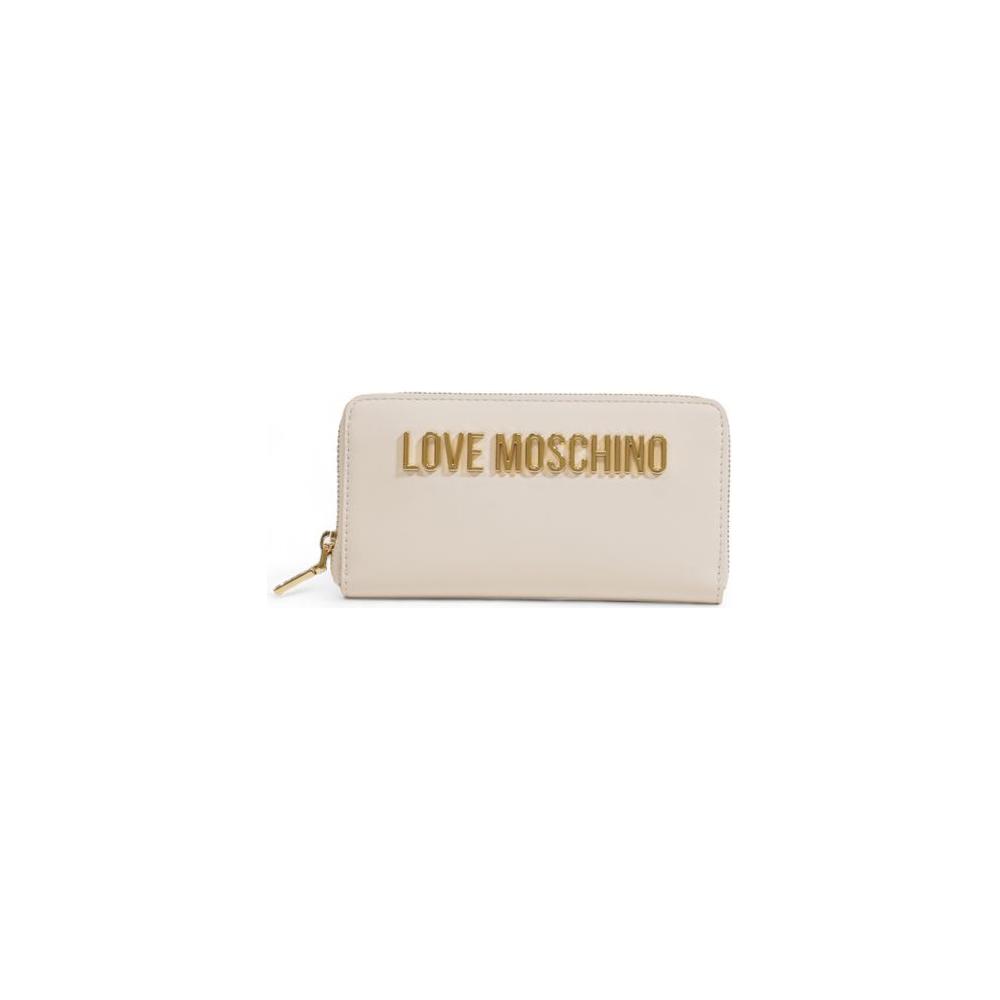 Love Moschino Beige Polyethylene Wallet Love Moschino