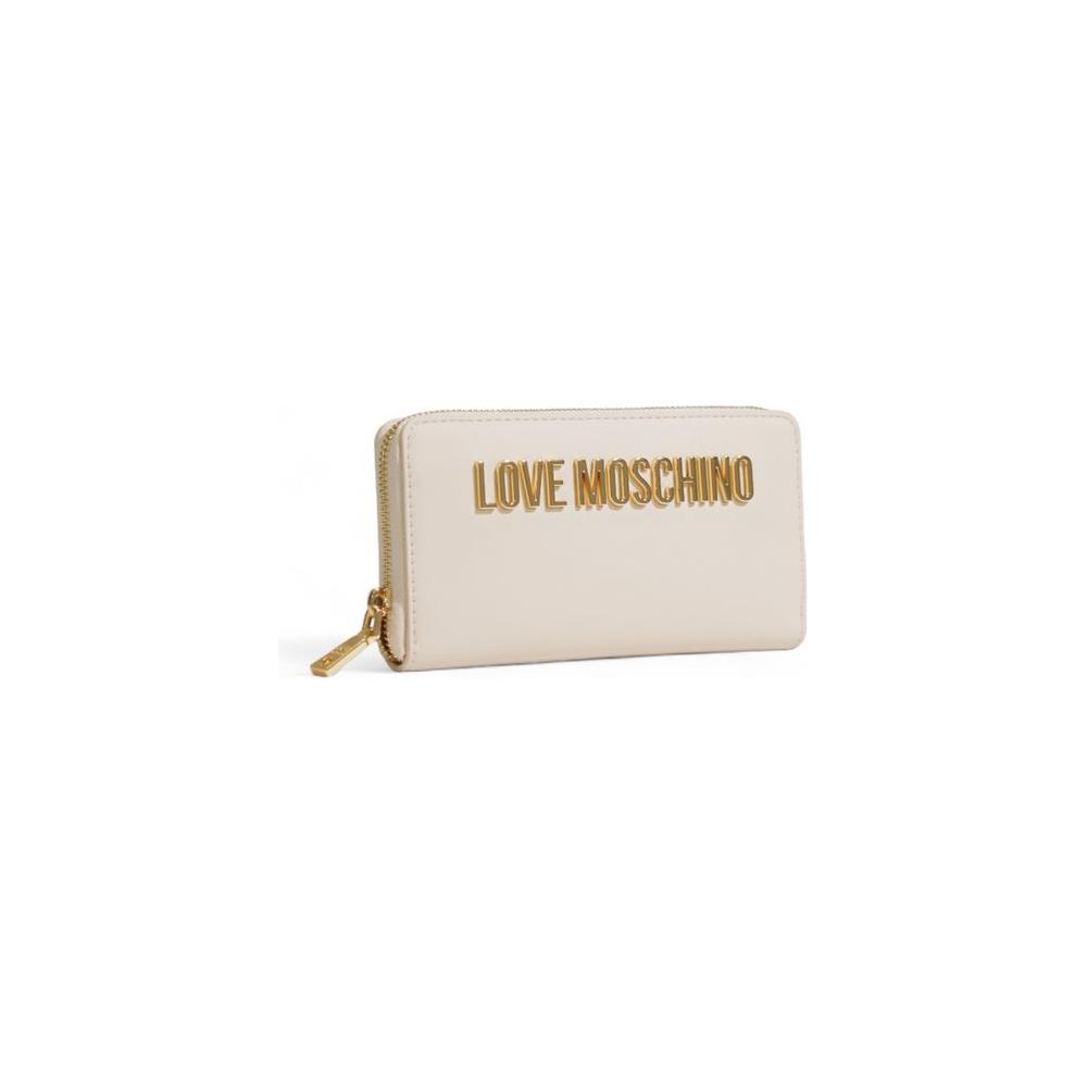 Love Moschino Beige Polyethylene Wallet Love Moschino