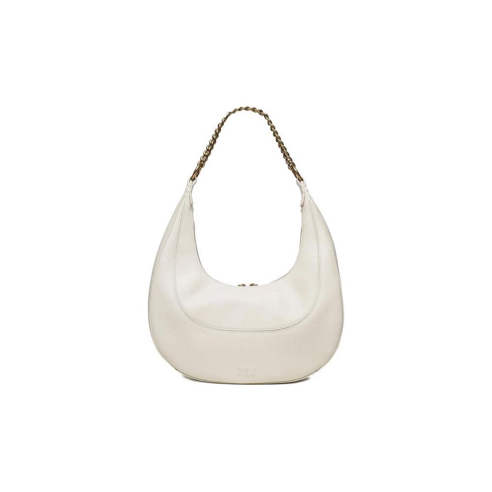 PINKO White Leather Handbag PINKO