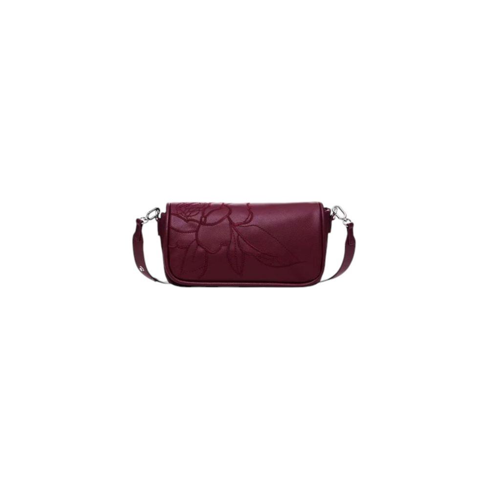 Desigual Bordeaux Polyethylene Handbag Desigual