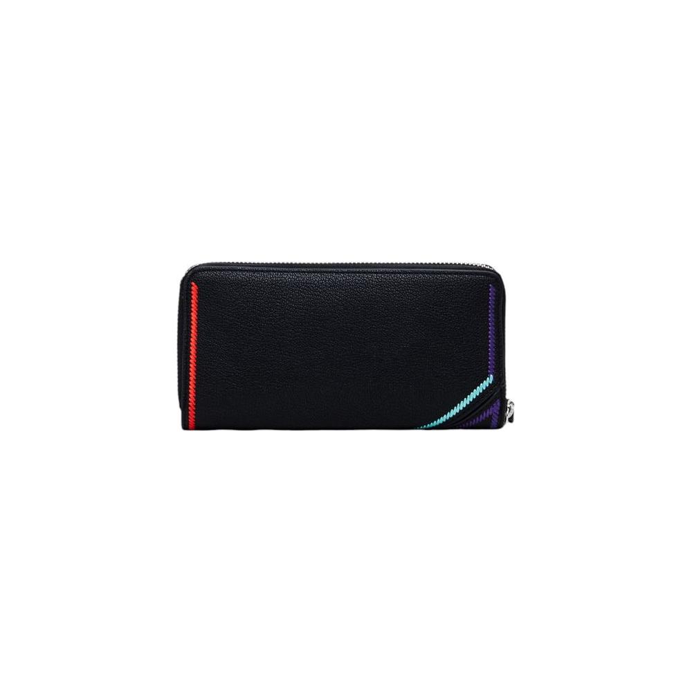 Desigual Black Polyethylene Wallet Desigual